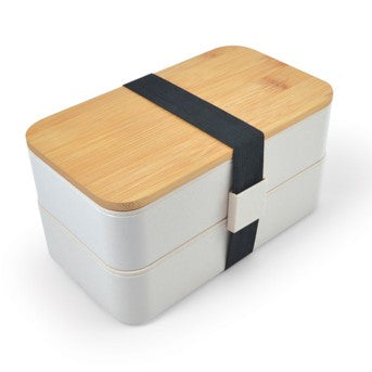 Stackable Eco Lunch Box with Logo Print
