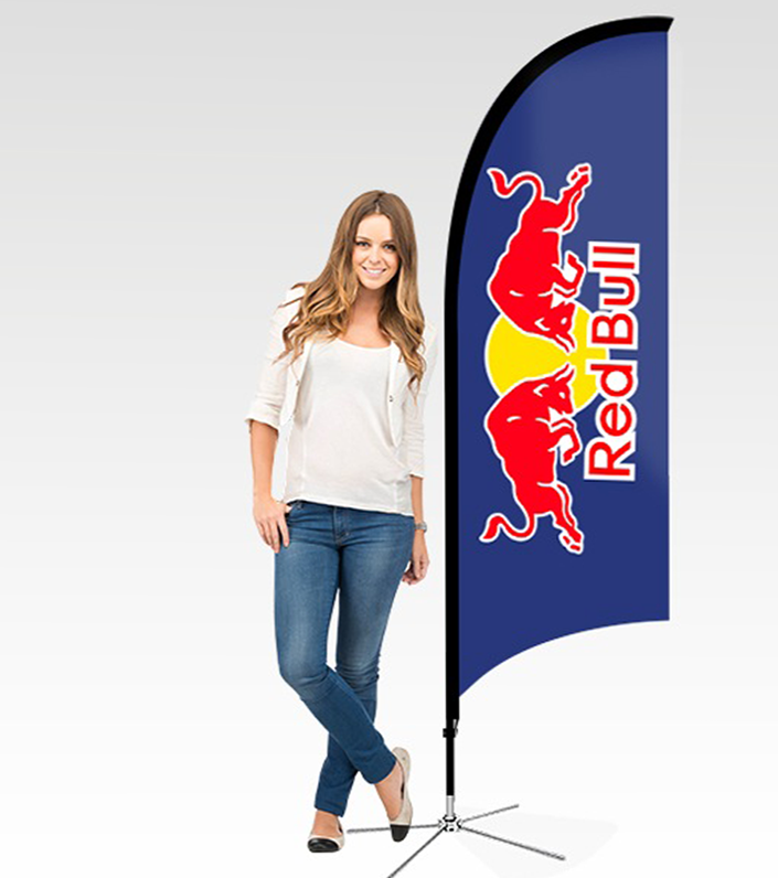 Flag Banners with Full Colour Branding