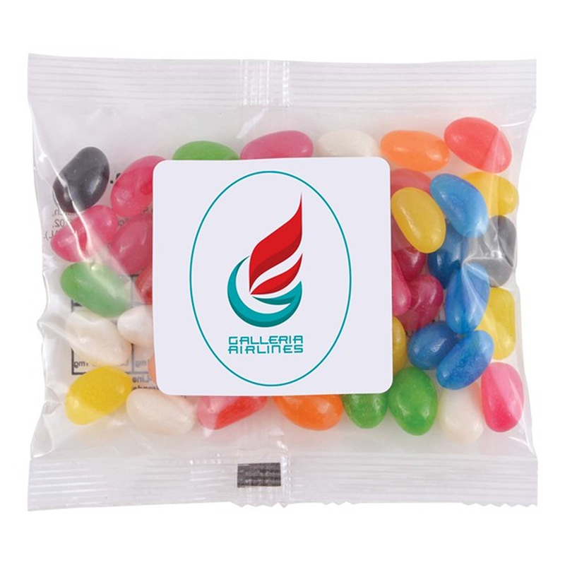 50G Jelly Beans with Full Colour Label
