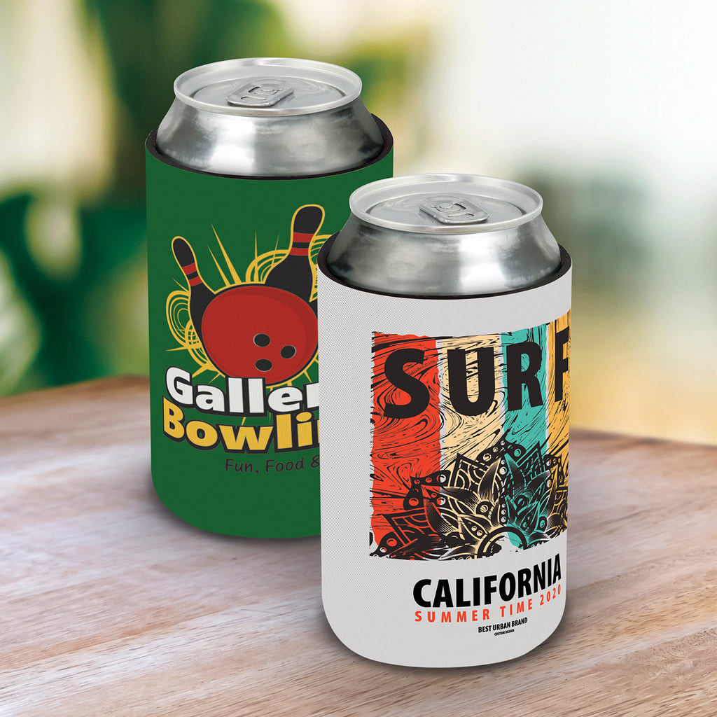 Mini Can Cooler with Logo Print