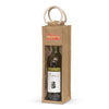 Jute Wine Carrier with Logo Print