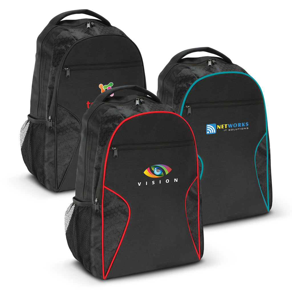 Senza Laptop Backpack with Logo Print