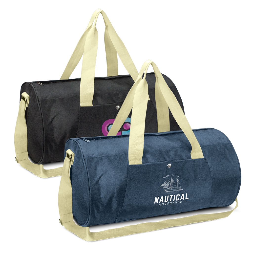 Carry On Duffle Bag with Logo Print