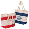 Beached Canvas Tote with Logo Print
