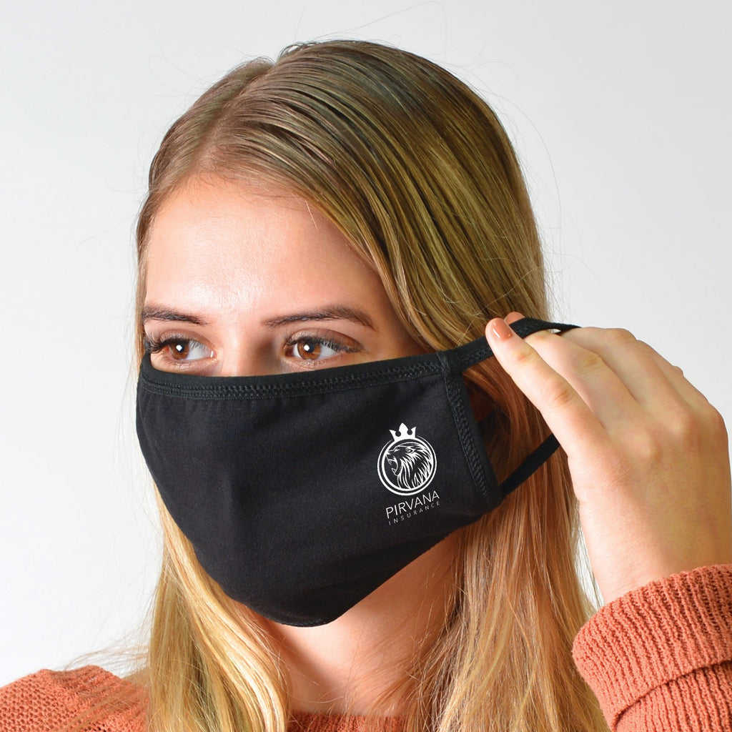 3 Ply Reusable Facemask with Logo Print