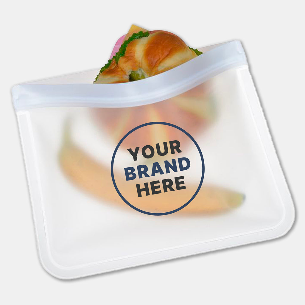 Reusable Food Storage Bag with Logo Print