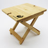Bamboo Folding Table with Logo Print