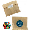 50G Jelly Beans in Kraft Paper Bag with Branded Sticker