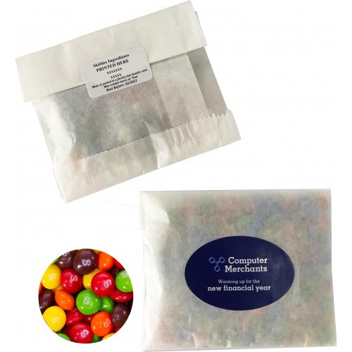50G Skittles in Paper Bag and Branded Sticker