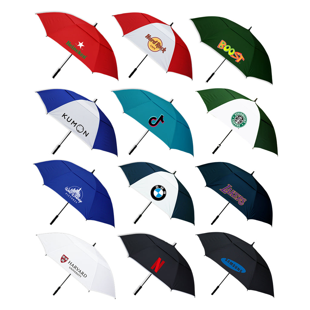 Ru Umbrella with Logo Print