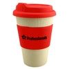 Bamboo Reusable Coffee Cup with Logo Print