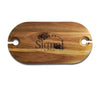 Wooden Wine Serving Board with Engraved Logo