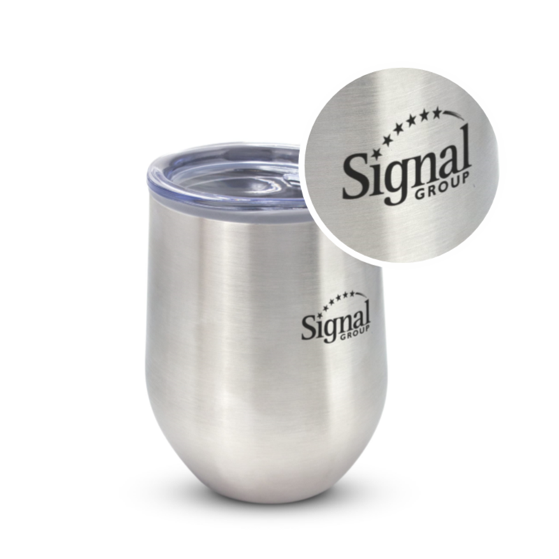 Chai 350ml Stainless Steel Cup with Custom Laser Engraving