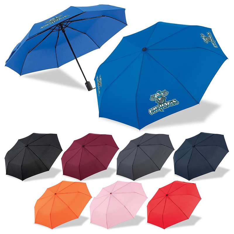 Compact Umbrella with Logo Print