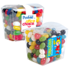 Assorted Jelly Beans in Clear Box with Logo Sticker
