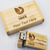 8GB Bamboo USB With Laser Engraved Logo