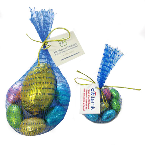 Easter Eggs In Mesh Bag